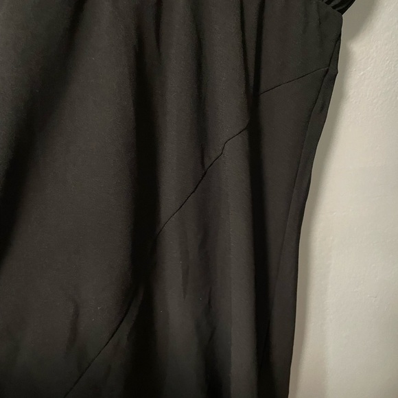 NWOT Zara High Neck Long Sleeves Maxi Dress in Black. Size Small - Picture 6 of 9